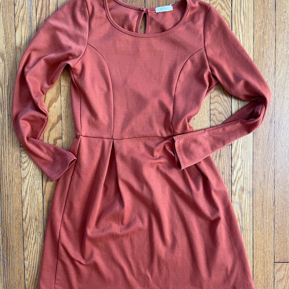 Modcloth Pumpkin Orange Dress